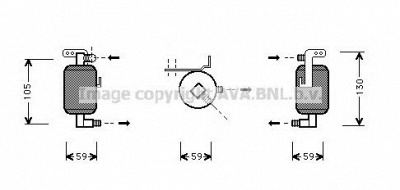 AVA QUALITY COOLING ped195 -  Осушитель, кондиционер